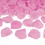 Vystřelovací konfety lístky růží pink 40cm
